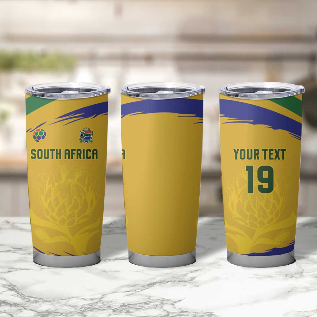 Custom South Africa Football Tumbler Cup Road To Champions Dream - African Pride