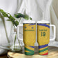 Custom South Africa Football Tumbler With Handle Road To Champions Dream - African Pride