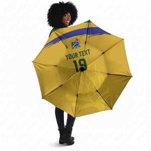 Custom South Africa Football Umbrella Road To Champions Dream - African Pride