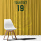 Custom South Africa Football Window Curtain Road To Champions Dream - African Pride