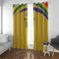 Custom South Africa Football Window Curtain Road To Champions Dream - African Pride