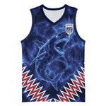 Custom World Football 2026 Cabo Verde Basketball Jersey Go Blue Sharks Glory