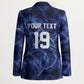 Custom World Football 2026 Cabo Verde Blazer Go Blue Sharks Glory