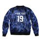Custom World Football 2026 Cabo Verde Bomber Jacket Go Blue Sharks Glory