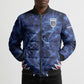 Custom World Football 2026 Cabo Verde Bomber Puffer Jacket Go Blue Sharks Glory