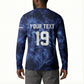 Custom World Football 2026 Cabo Verde Button Sweatshirt Go Blue Sharks Glory