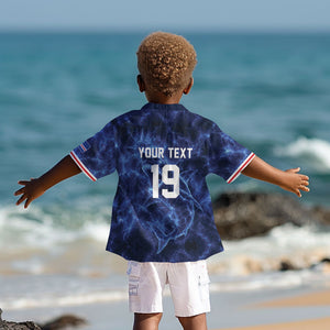Custom World Football 2026 Cabo Verde Kid Hawaiian Shirt Go Blue Sharks Glory