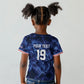 Custom World Football 2026 Cabo Verde Kid T shirt Go Blue Sharks Glory