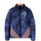 Custom World Football 2026 Cabo Verde Padded Jacket Go Blue Sharks Glory