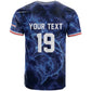 Custom World Football 2026 Cabo Verde T shirt Go Blue Sharks Glory