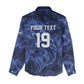 Custom World Football 2026 Cabo Verde Women Casual Shirt Go Blue Sharks Glory