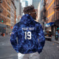 Custom World Football 2026 Cabo Verde Zip Hoodie Go Blue Sharks Glory