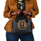 Black Jamaicans Rasta Lion Shoulder Handbag Reggae Lion Breaking Wall Design - African Pride