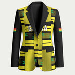 Custom World Football 2026 Ghana Blazer Rise With The Black Stars
