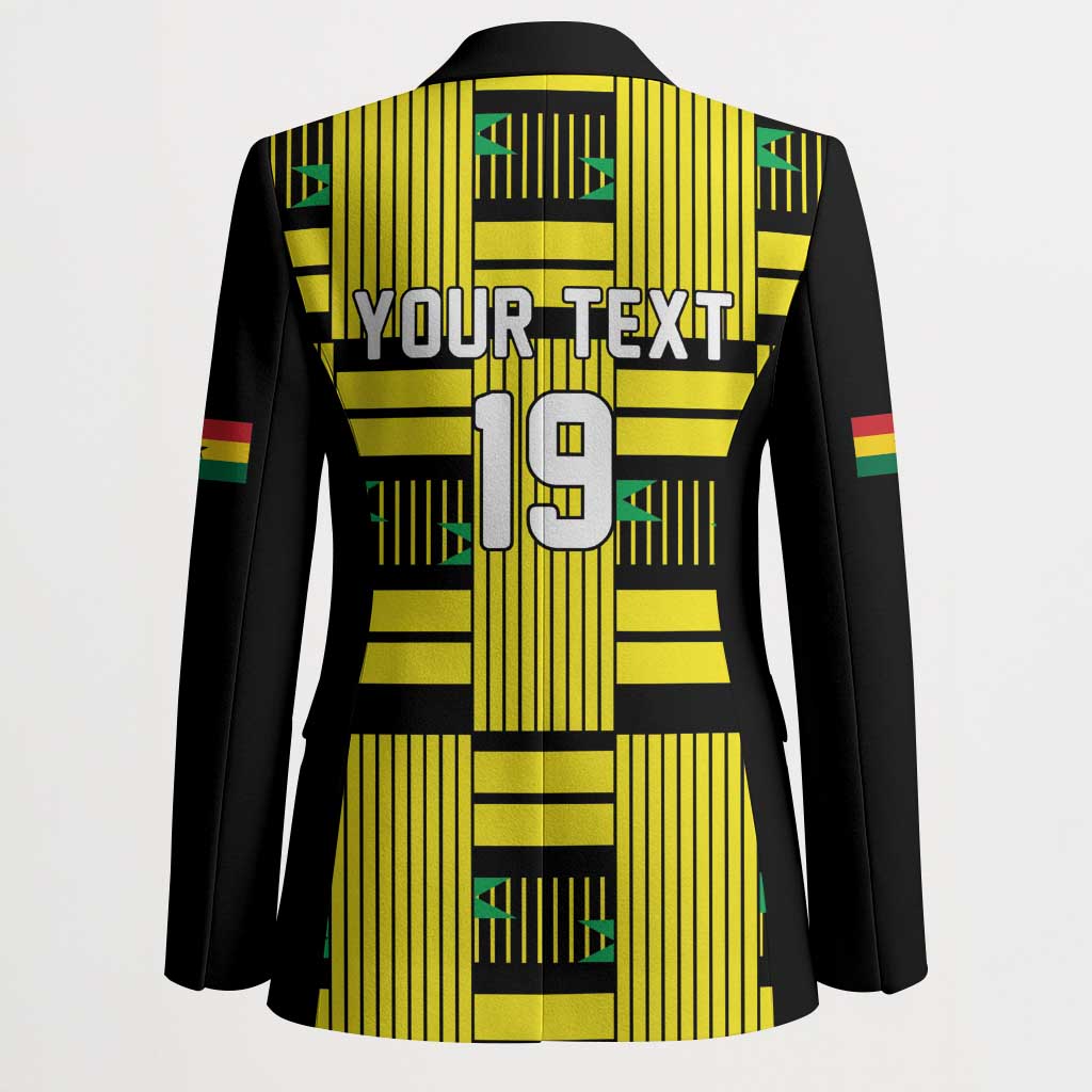 Custom World Football 2026 Ghana Blazer Rise With The Black Stars