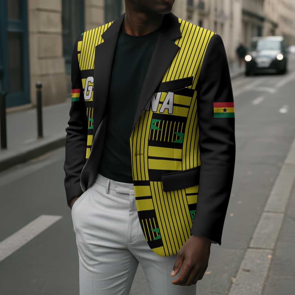 Custom World Football 2026 Ghana Blazer Rise With The Black Stars