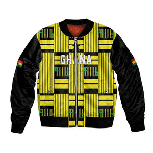 Custom World Football 2026 Ghana Bomber Jacket Rise With The Black Stars