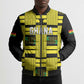 Custom World Football 2026 Ghana Bomber Puffer Jacket Rise With The Black Stars