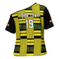 Custom World Football 2026 Ghana Cross Shoulder Shirt Rise With The Black Stars