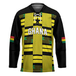Custom World Football 2026 Ghana Hockey Jersey Rise With The Black Stars