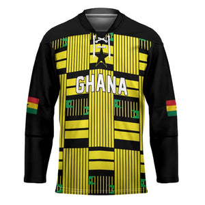 Custom World Football 2026 Ghana Hockey Jersey Rise With The Black Stars