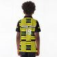 Custom World Football 2026 Ghana Kid Polo Shirt Rise With The Black Stars