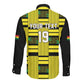 Custom World Football 2026 Ghana Long Sleeve Button Shirt Rise With The Black Stars