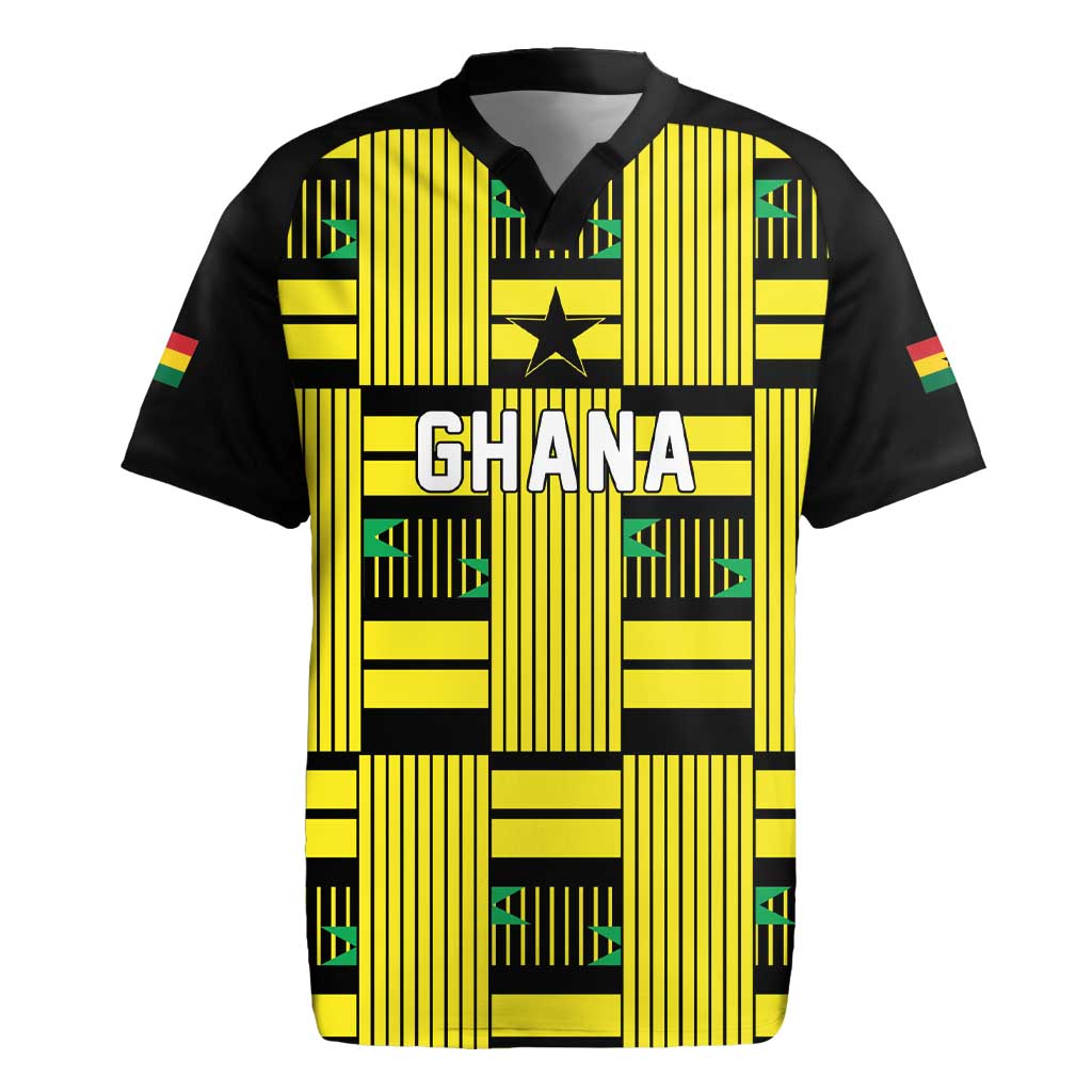 Custom World Football 2026 Ghana Rugby Jersey Rise With The Black Stars