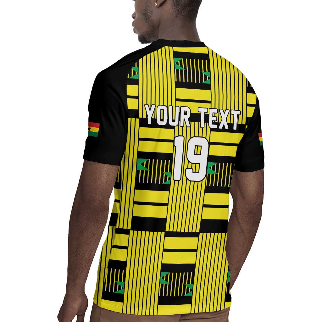 Custom World Football 2026 Ghana Rugby Jersey Rise With The Black Stars