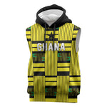 Custom World Football 2026 Ghana Sleeveless Hoodie Rise With The Black Stars