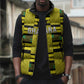 Custom World Football 2026 Ghana Sleeveless Puffer Jacket Rise With The Black Stars