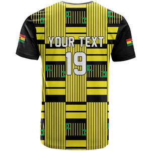 Custom World Football 2026 Ghana T shirt Rise With The Black Stars
