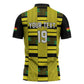Custom World Football 2026 Ghana Zipper Polo Shirt Rise With The Black Stars
