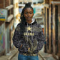 Custom World Football 2026 Ghana Hoodie Black Stars Rise with Black Adinkra Pattern