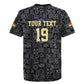 Custom World Football 2026 Ghana Rugby Jersey Black Stars Rise with Black Adinkra Pattern