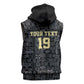 Custom World Football 2026 Ghana Sleeveless Hoodie Black Stars Rise with Black Adinkra Pattern