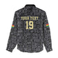 Custom World Football 2026 Ghana Women Casual Shirt Black Stars Rise with Black Adinkra Pattern