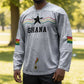 Custom World Football 2026 Ghana Hockey Jersey Black Stars Rise with White Adinkra Pattern