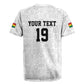 Custom World Football 2026 Ghana Rugby Jersey Black Stars Rise with White Adinkra Pattern