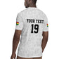 Custom World Football 2026 Ghana Rugby Jersey Black Stars Rise with White Adinkra Pattern