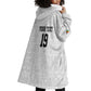 Custom World Football 2026 Ghana Wearable Blanket Hoodie Black Stars Rise with White Adinkra Pattern