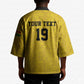 Custom World Football 2026 Ghana Kimono Black Stars Rise with Yellow Adinkra Pattern