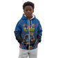 Custom World Football 2026 DR Congo Kid Hoodie Les Leopards Coupe du Monde Glory