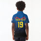 Custom World Football 2026 DR Congo Kid Polo Shirt Les Leopards Coupe du Monde Glory