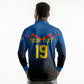 Custom World Football 2026 DR Congo Long Sleeve Polo Shirt Les Leopards Coupe du Monde Glory
