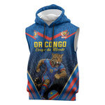 Custom World Football 2026 DR Congo Sleeveless Hoodie Les Leopards Coupe du Monde Glory