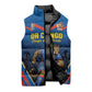 Custom World Football 2026 DR Congo Sleeveless Puffer Jacket Les Leopards Coupe du Monde Glory
