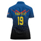 Custom World Football 2026 DR Congo Women Polo Shirt Les Leopards Coupe du Monde Glory