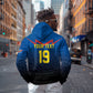 Custom World Football 2026 DR Congo Zip Hoodie Les Leopards Coupe du Monde Glory
