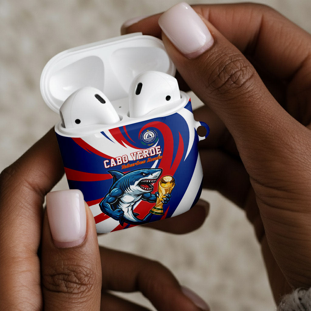 World Football 2026 Cabo Verde AirPods Case Blue Shark Champions Trophy